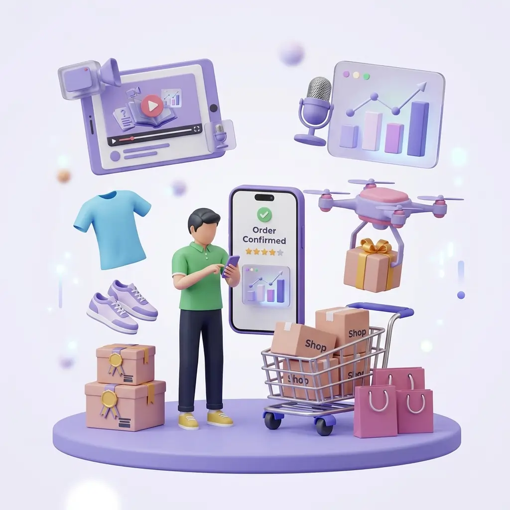 Screenshot of the E-commerce platform